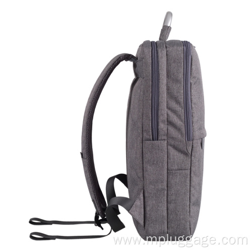 Gray Simple Cationic Business Laptop Backpack Customization